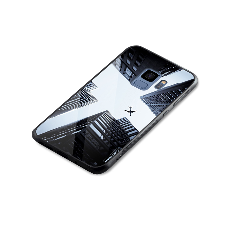 Fly Perspective Glass Back Case for Galaxy S9