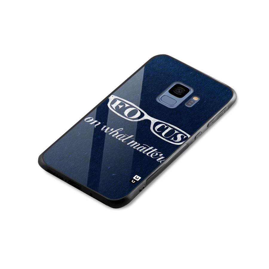 Focus Matters Glass Back Case for Galaxy S9