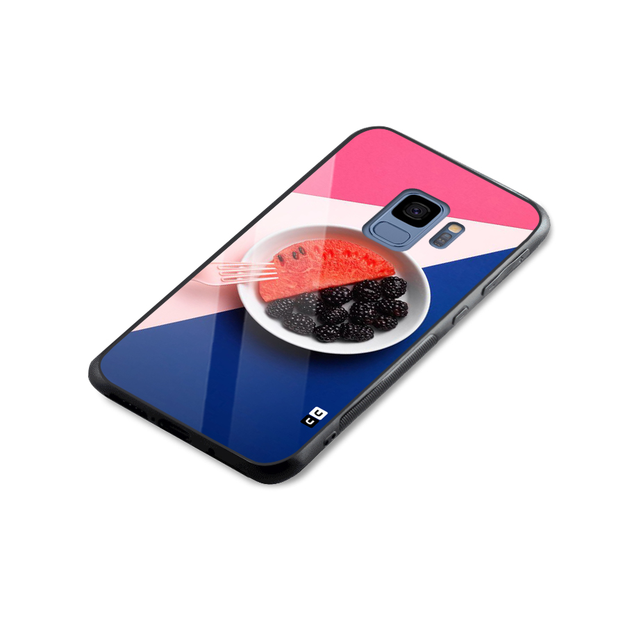 Fresh Fruit Season Glass Back Case for Galaxy S9