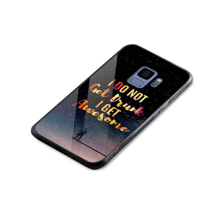 Get Awesome Glass Back Case for Galaxy S9