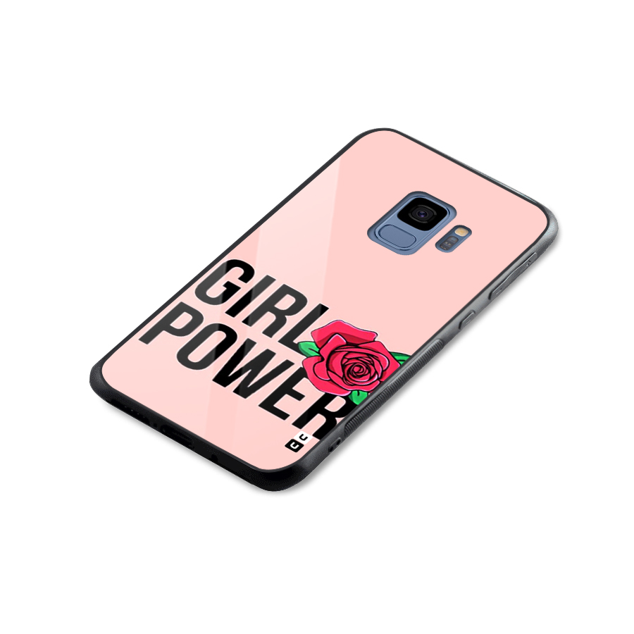 Girl Power Glass Back Case for Galaxy S9