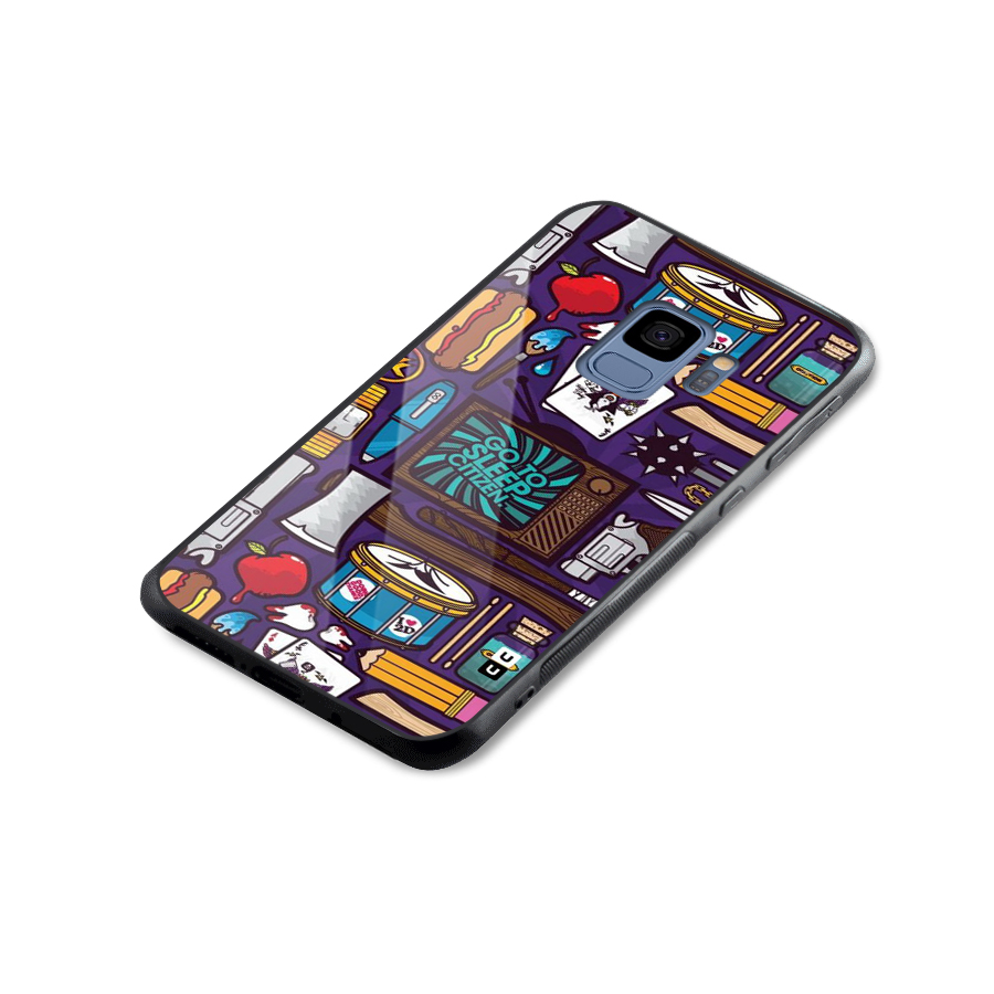 Go To Sleep Glass Back Case for Galaxy S9