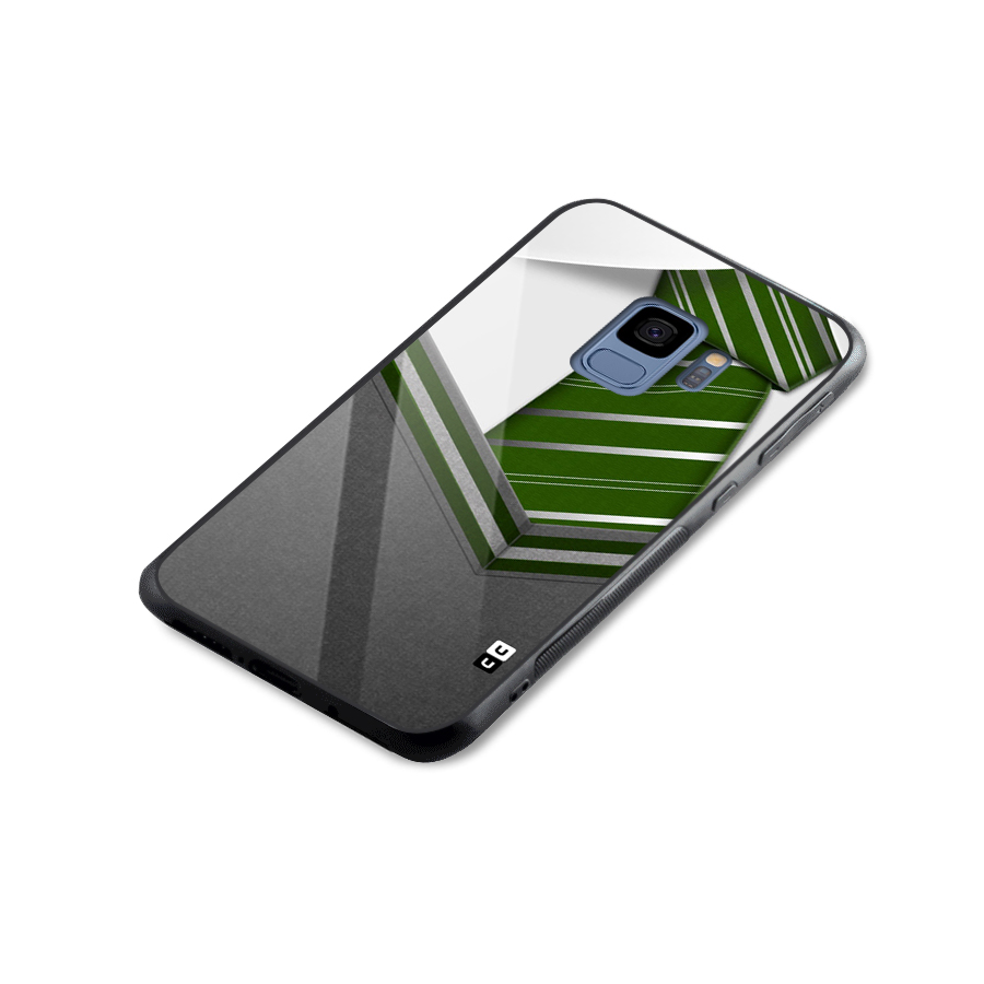 Grey Sweater Glass Back Case for Galaxy S9