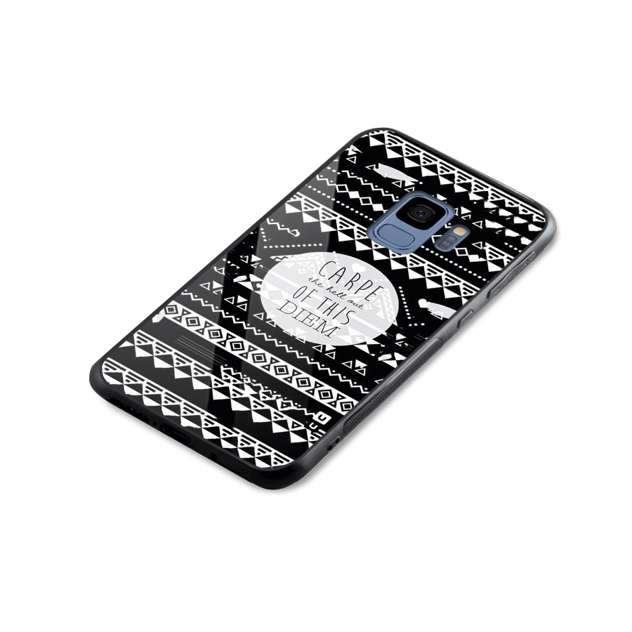 Hell Diem Glass Back Case for Galaxy S9
