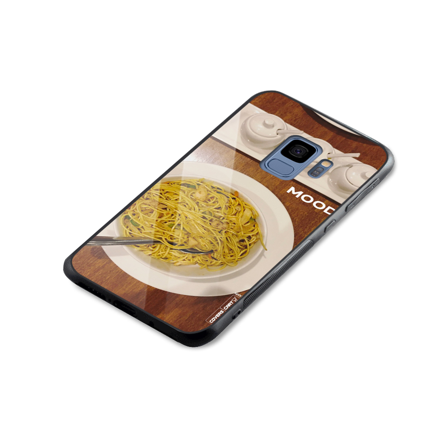 Hogging Mood Glass Back Case for Galaxy S9