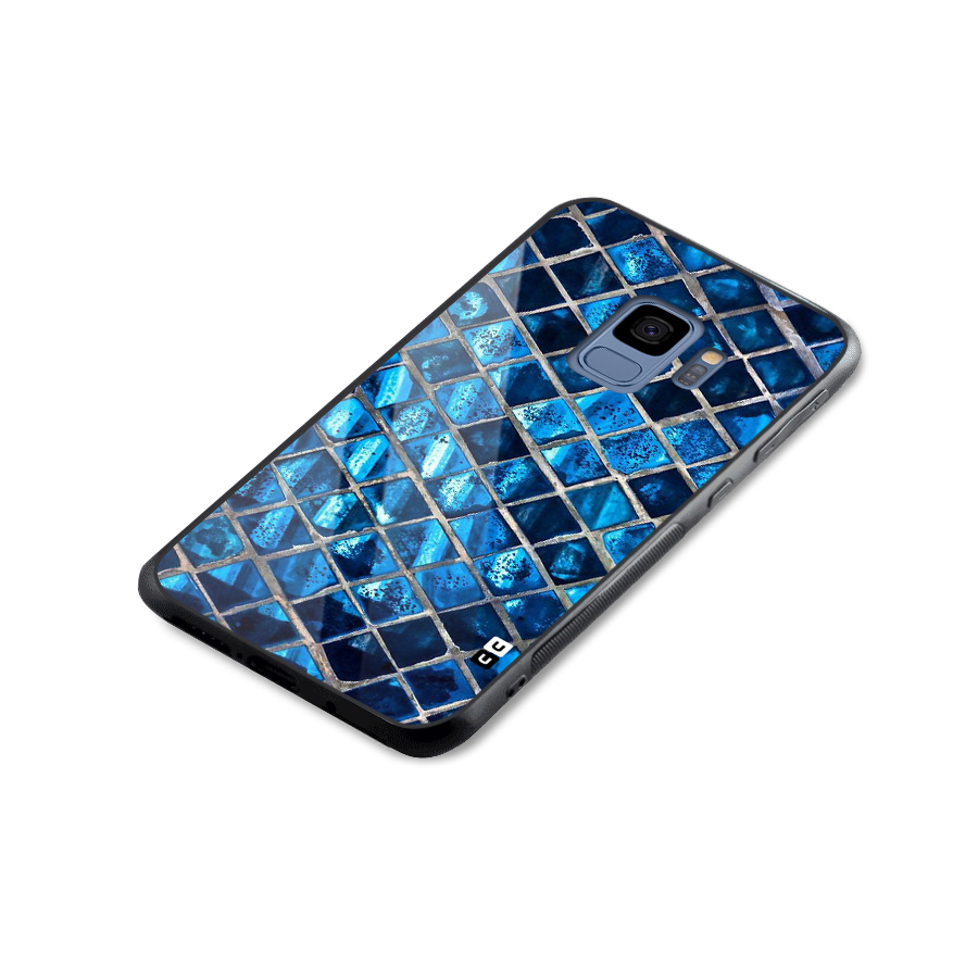 Home Tiles Design Glass Back Case for Galaxy S9