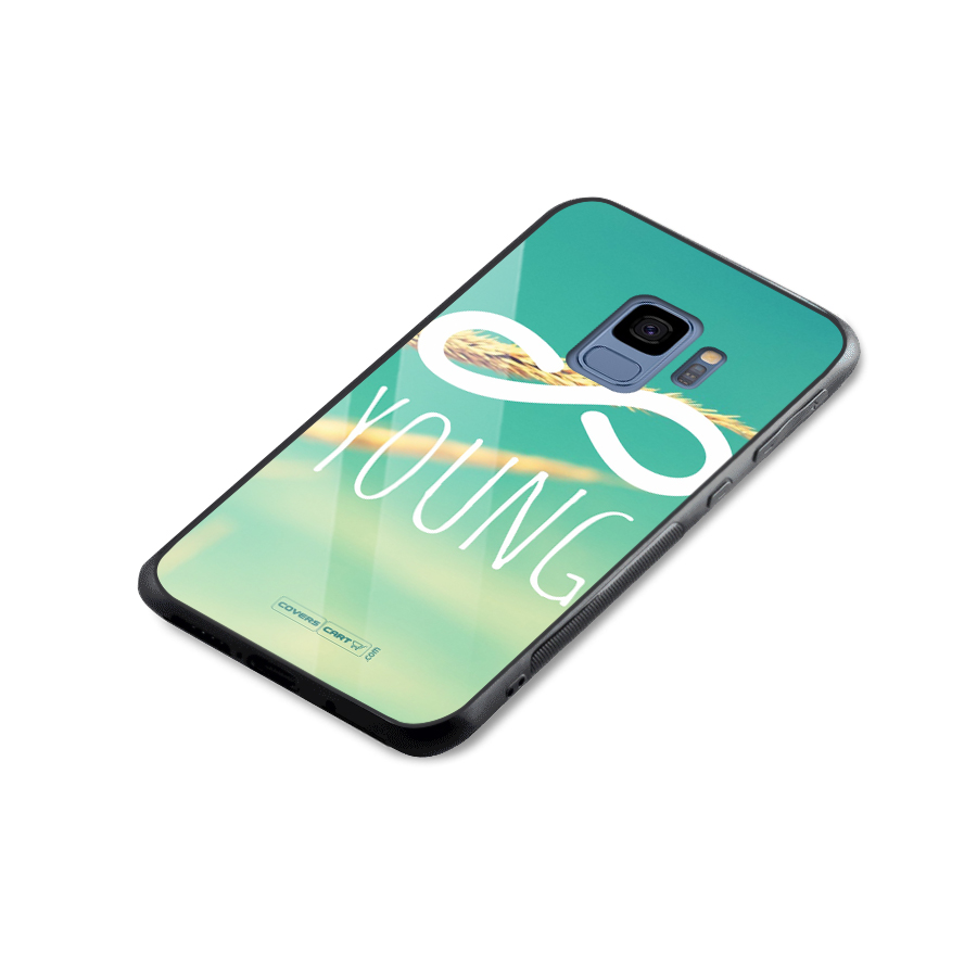 Infinity Young Glass Back Case for Galaxy S9