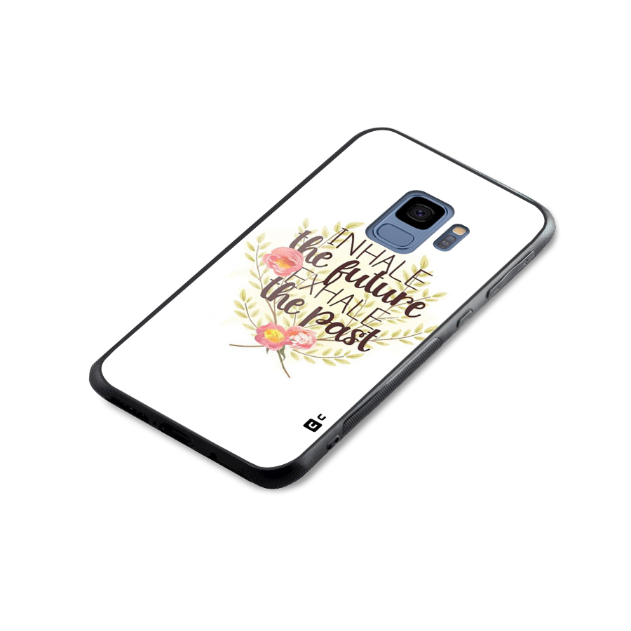 Inhale Future Glass Back Case for Galaxy S9