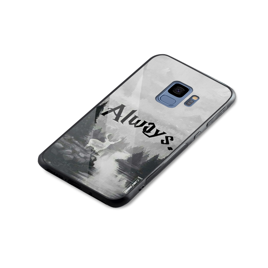 Invisible Deer Glass Back Case for Galaxy S9