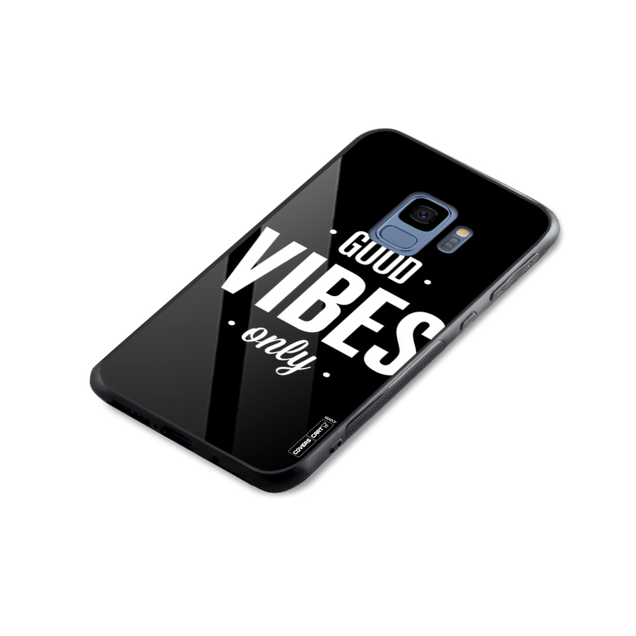 Just Vibes Glass Back Case for Galaxy S9