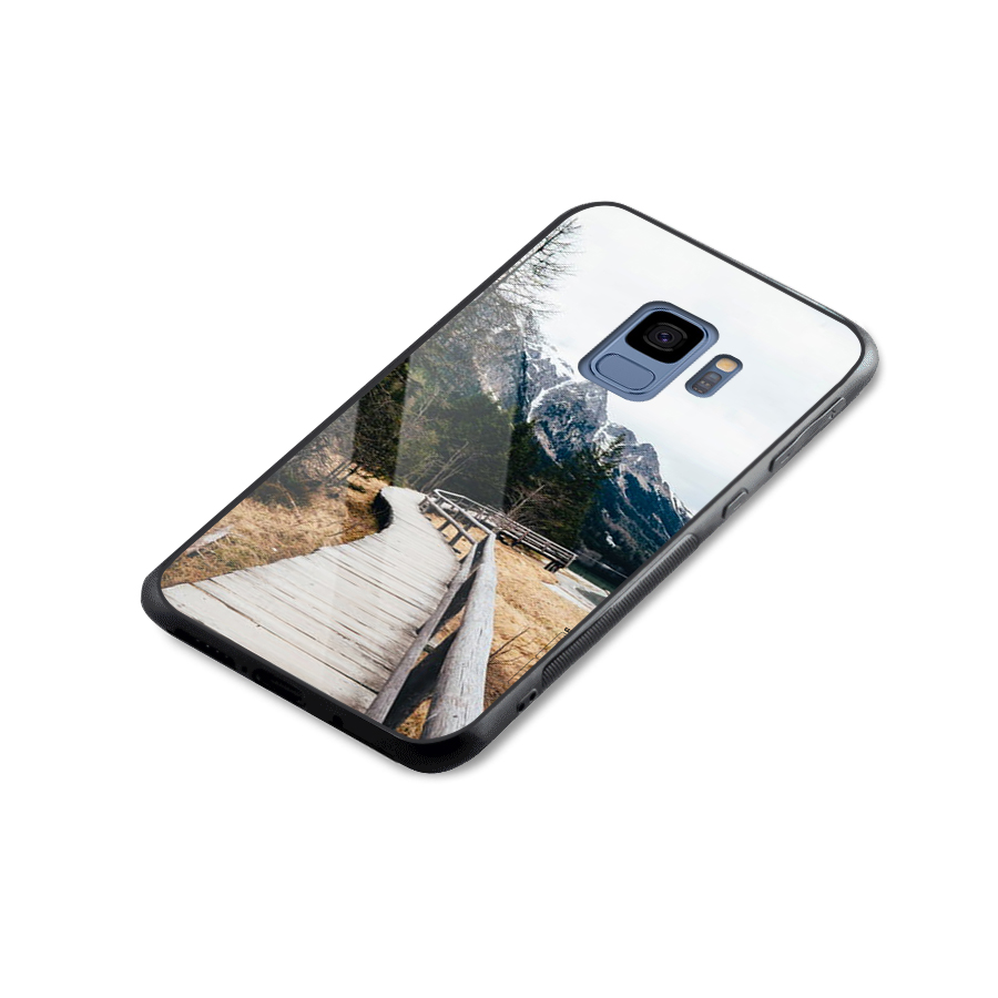 Just Wander Glass Back Case for Galaxy S9