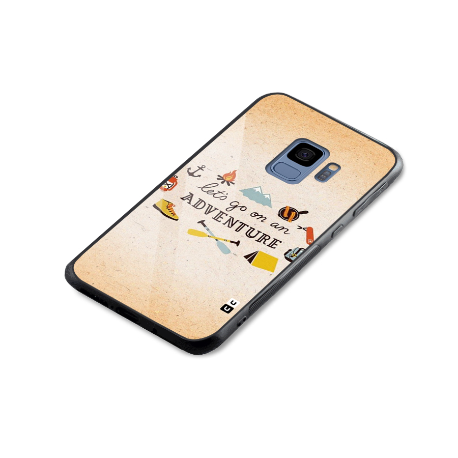 Lets Adventure Life Glass Back Case for Galaxy S9