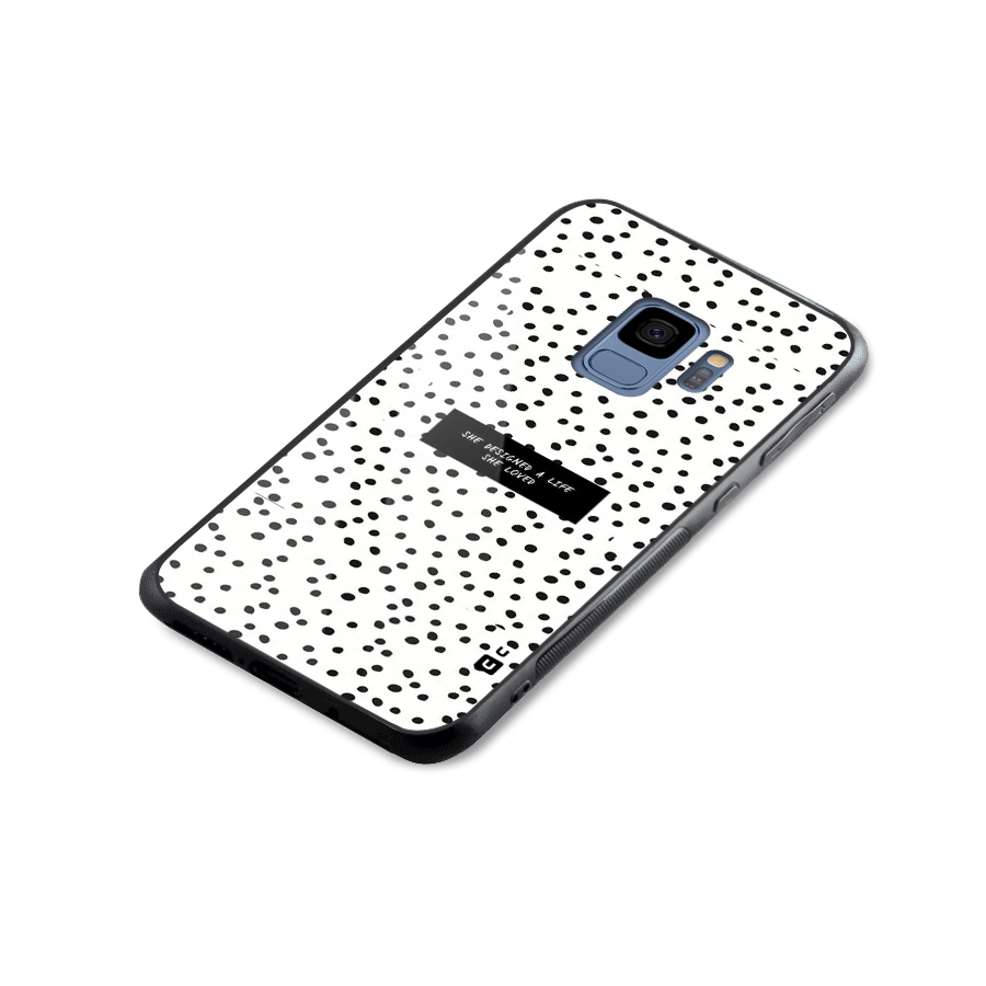 Life Loved Glass Back Case for Galaxy S9
