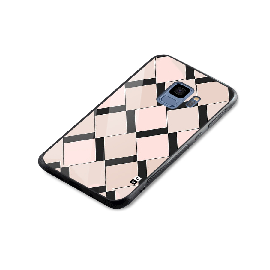 Light Pink Glass Back Case for Galaxy S9