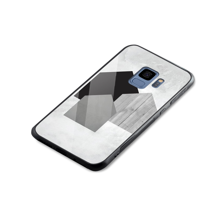 Marble Poster Glass Back Case for Galaxy S9