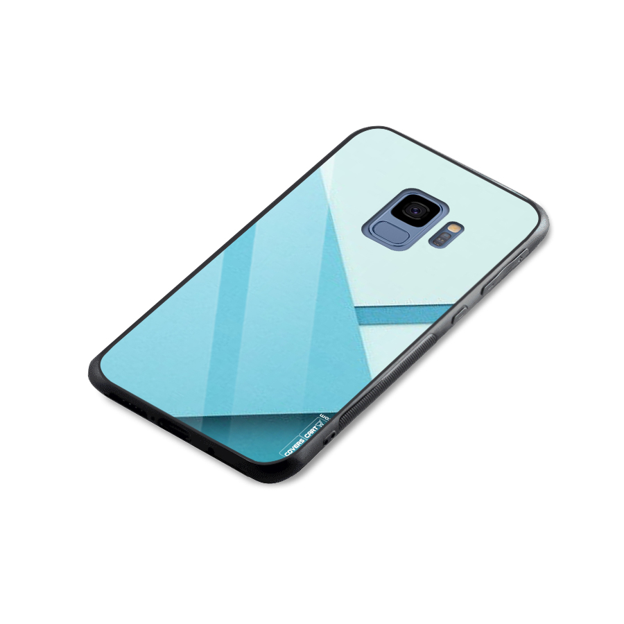 Material Design Glass Back Case for Galaxy S9