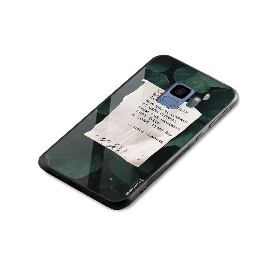 Memories Glass Back Case for Galaxy S9