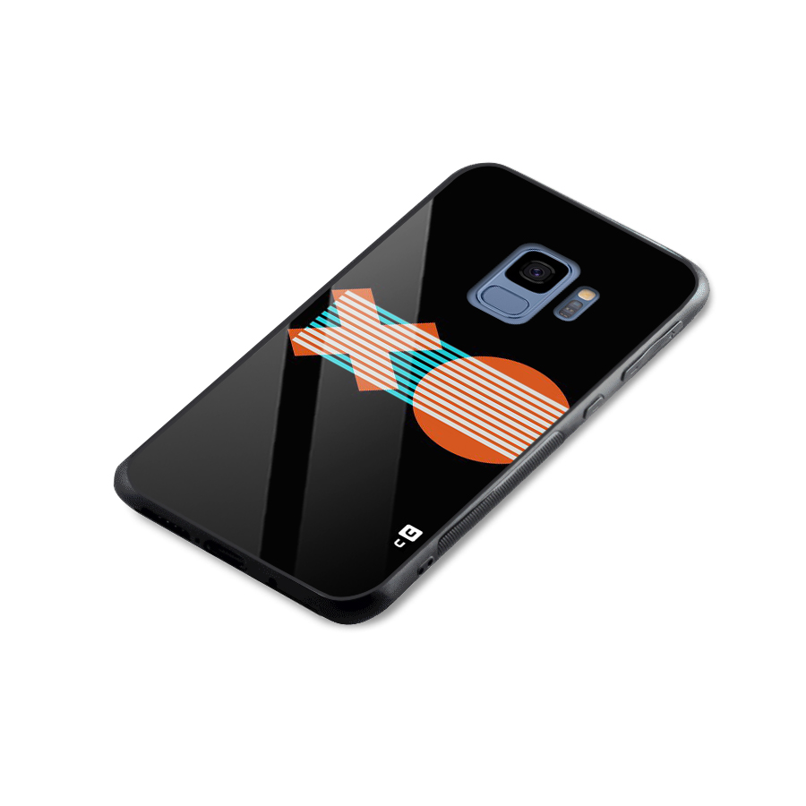 Minimal Art Glass Back Case for Galaxy S9