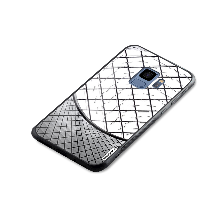 Modern Abstract Pattern Glass Back Case for Galaxy S9