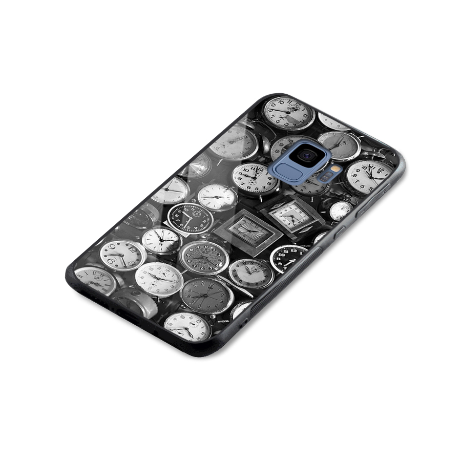 Monochrome Collection Glass Back Case for Galaxy S9