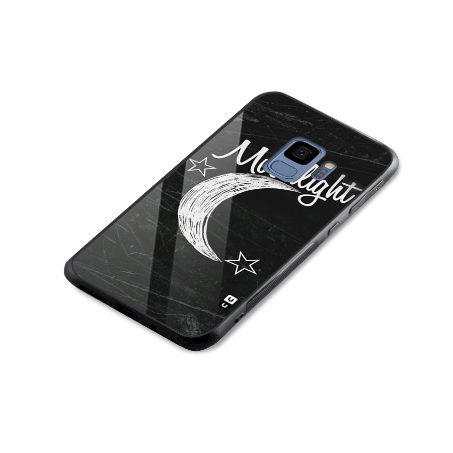 Moon Light Glass Back Case for Galaxy S9