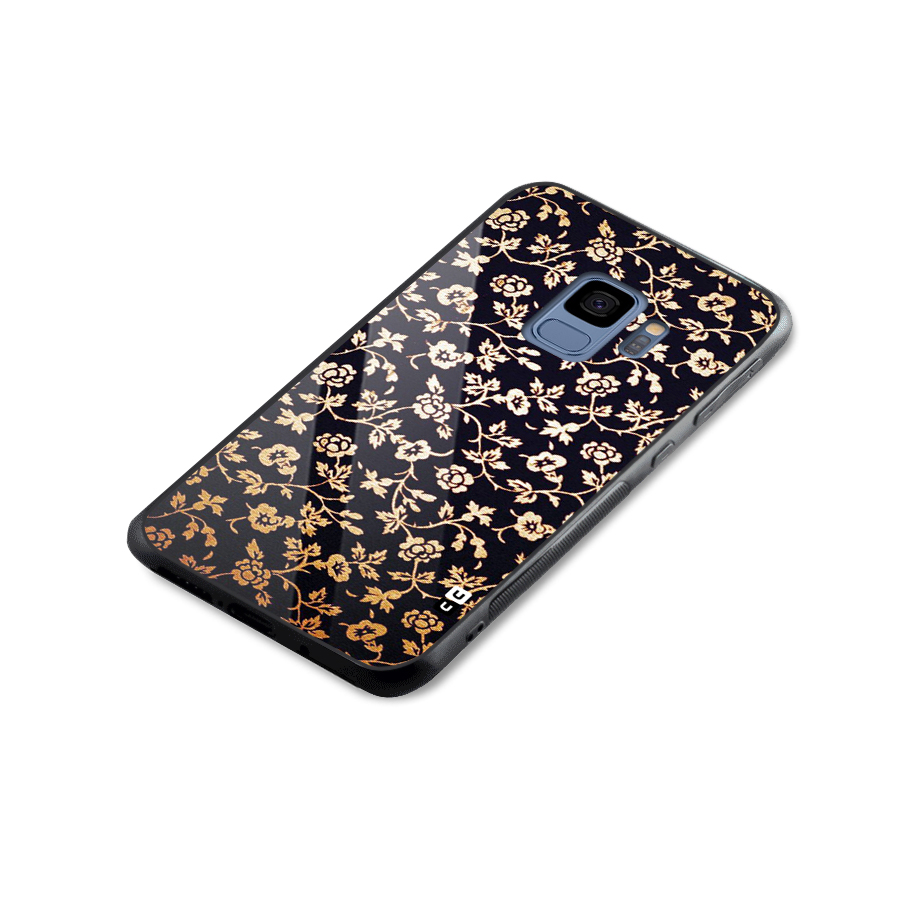 Most Beautiful Floral Glass Back Case for Galaxy S9