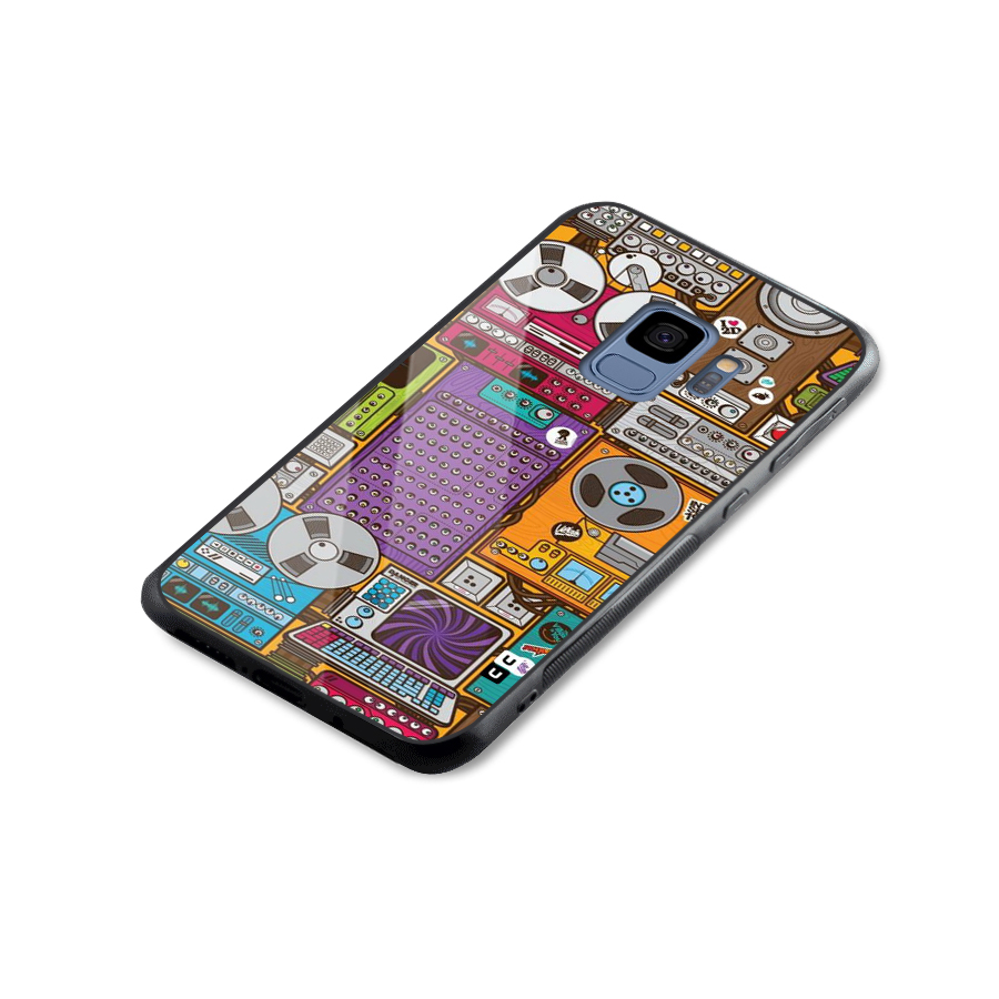 Music Decks Glass Back Case for Galaxy S9