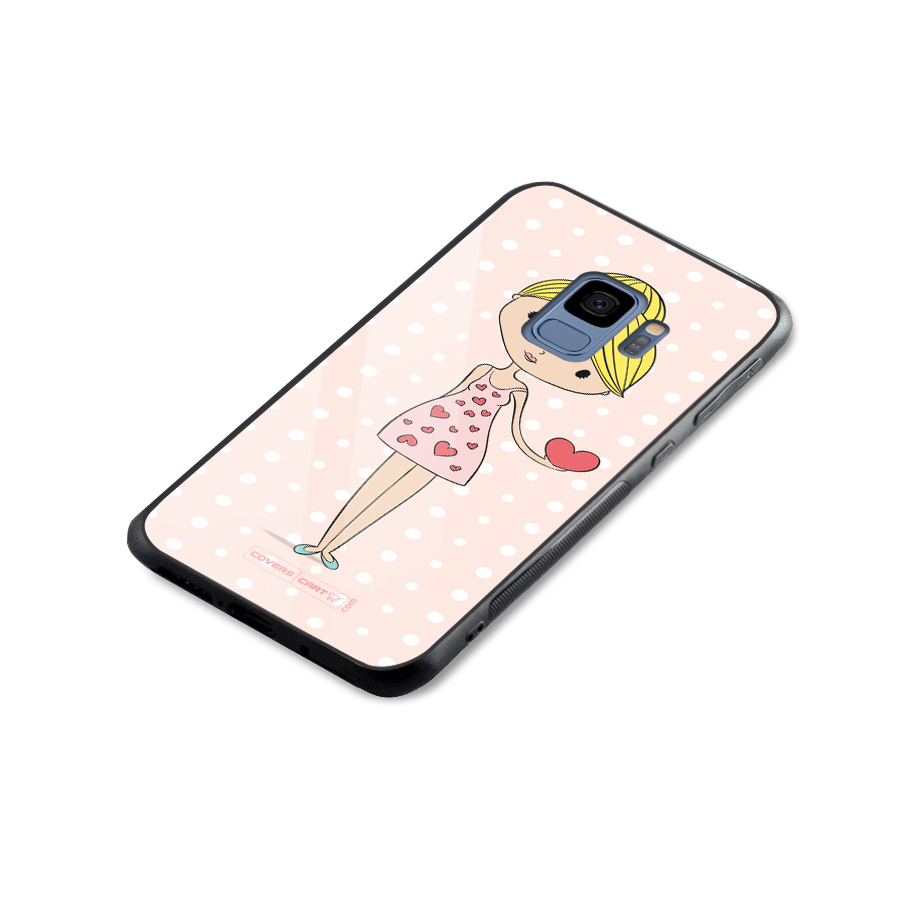 My Innocent Heart Glass Back Case for Galaxy S9