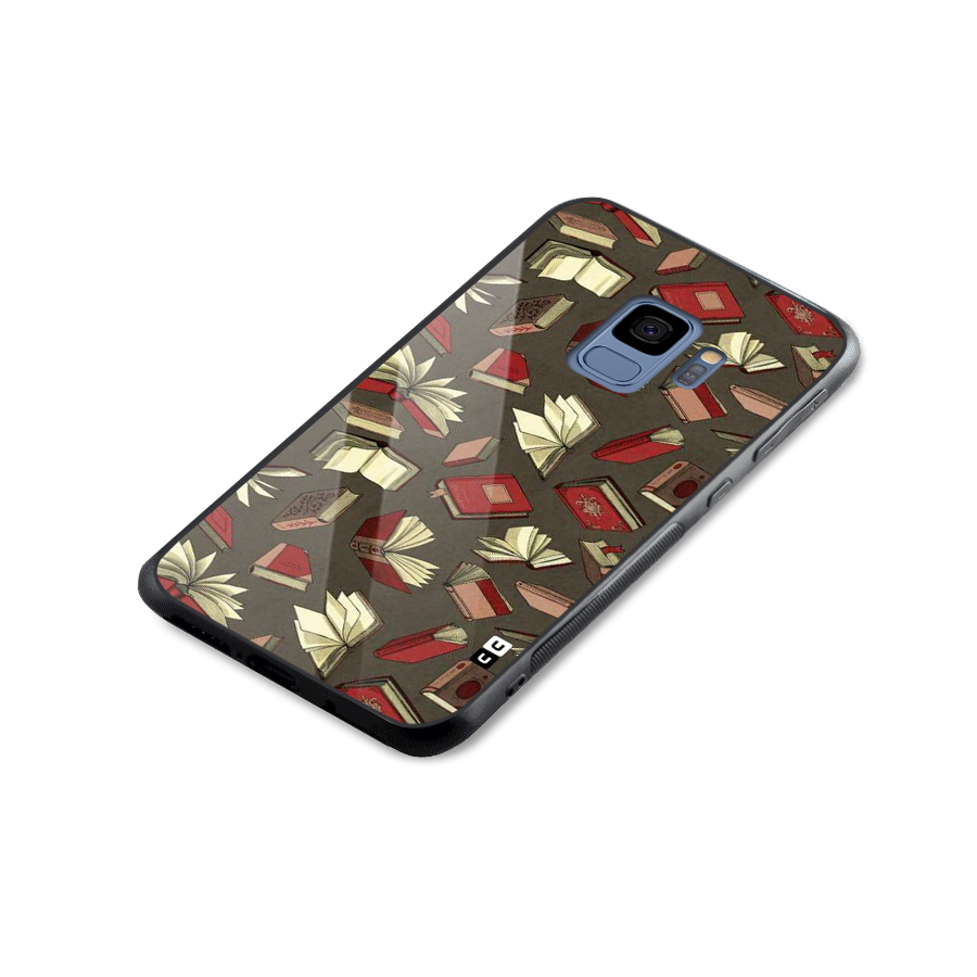 Nerd Head Glass Back Case for Galaxy S9