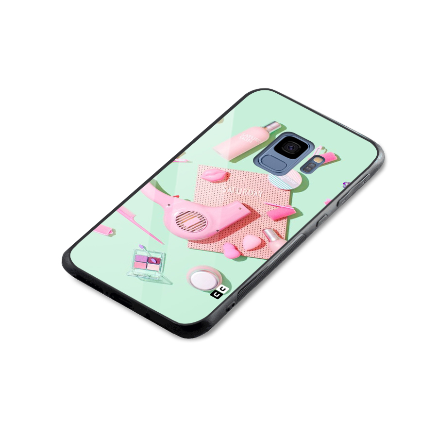 Night Out Slay Glass Back Case for Galaxy S9