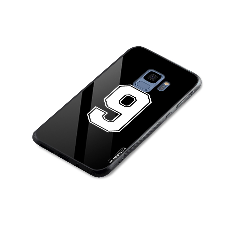 Number 9 Glass Back Case for Galaxy S9