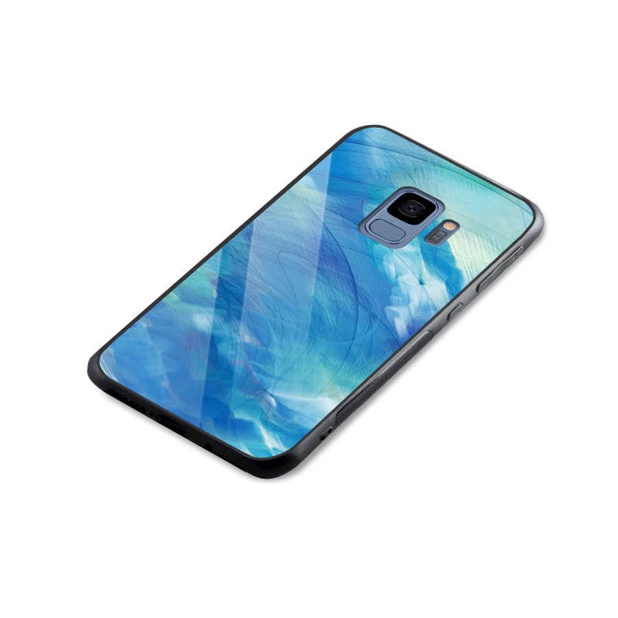 Ocean Mist Glass Back Case for Galaxy S9