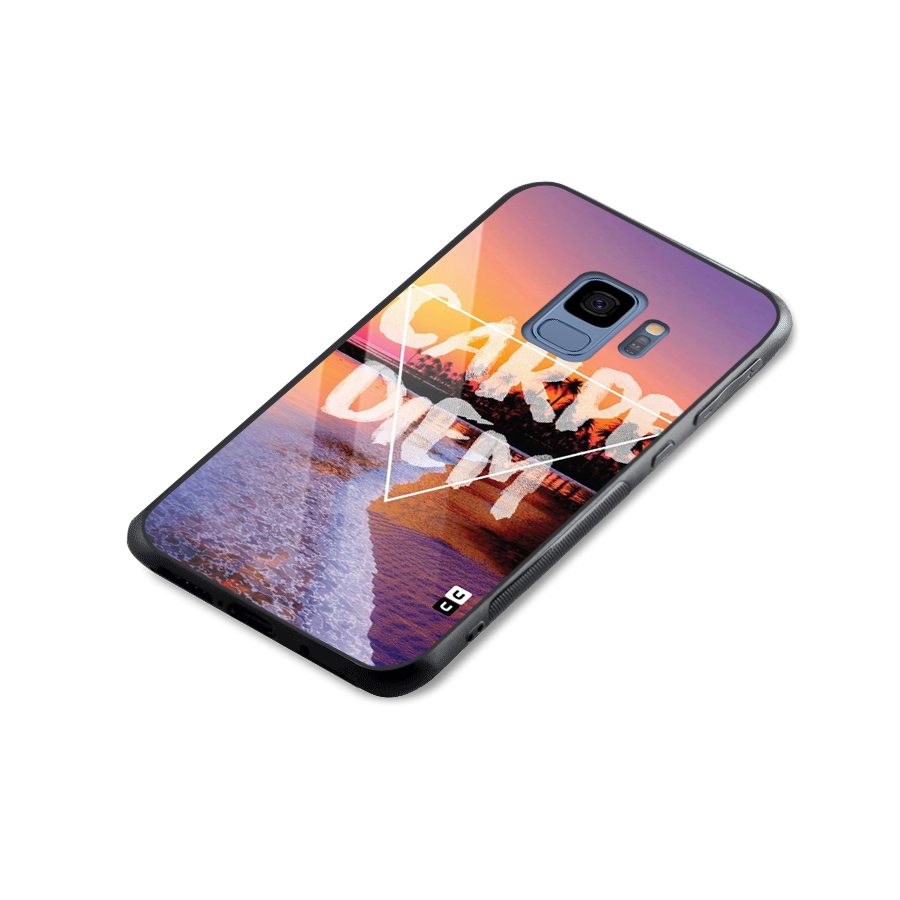 Oceanic Diem Glass Back Case for Galaxy S9