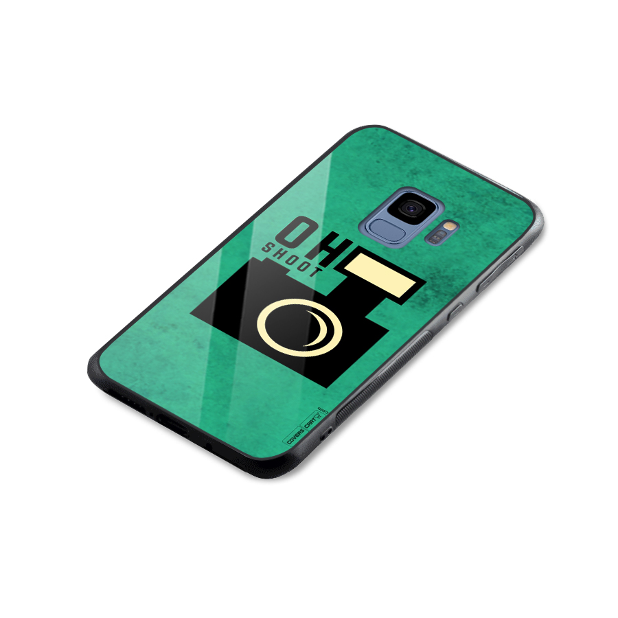 Oh Shoot Glass Back Case for Galaxy S9