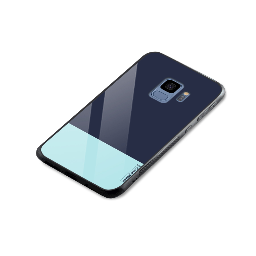 Pastel Blues Glass Back Case for Galaxy S9
