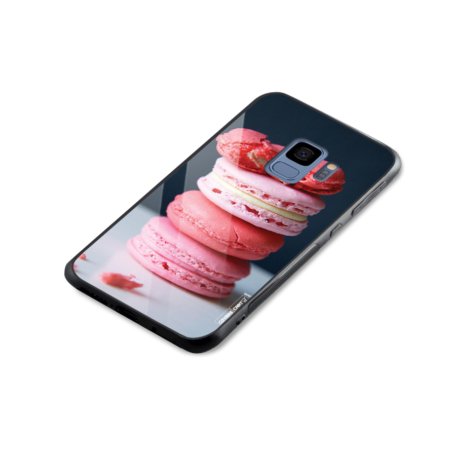 Pastel Macroons Glass Back Case for Galaxy S9