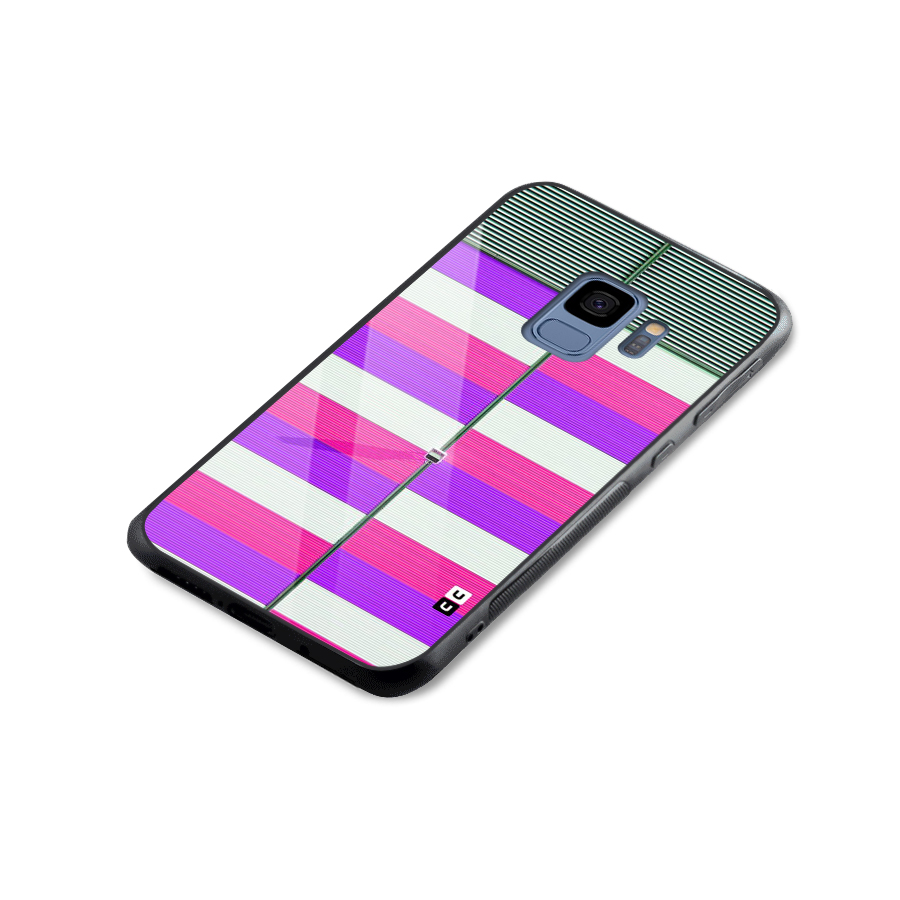 Patterns City Glass Back Case for Galaxy S9