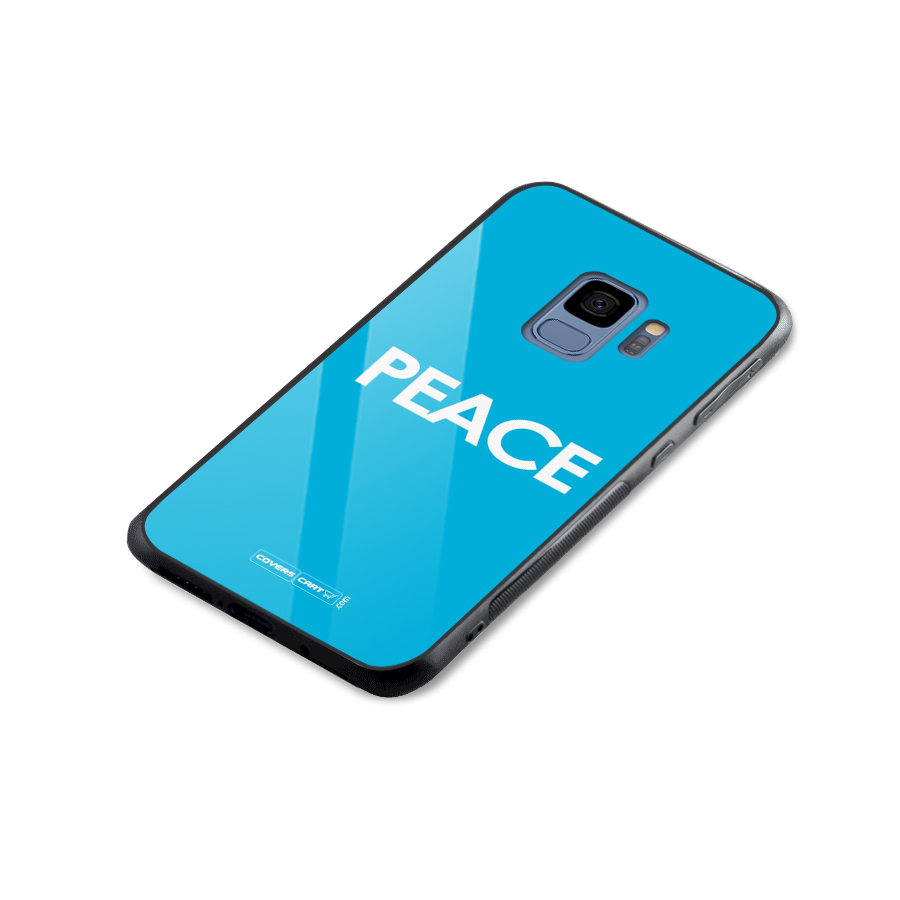 Peace Glass Back Case for Galaxy S9