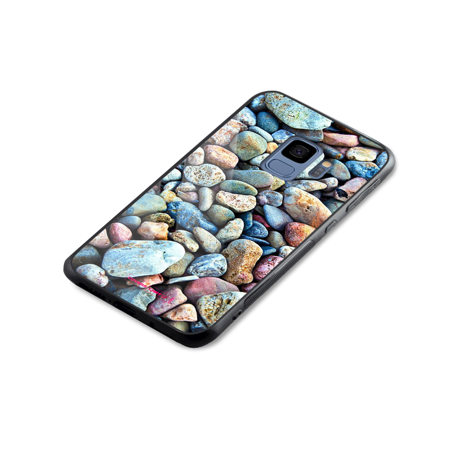 Pebbles Glass Back Case for Galaxy S9