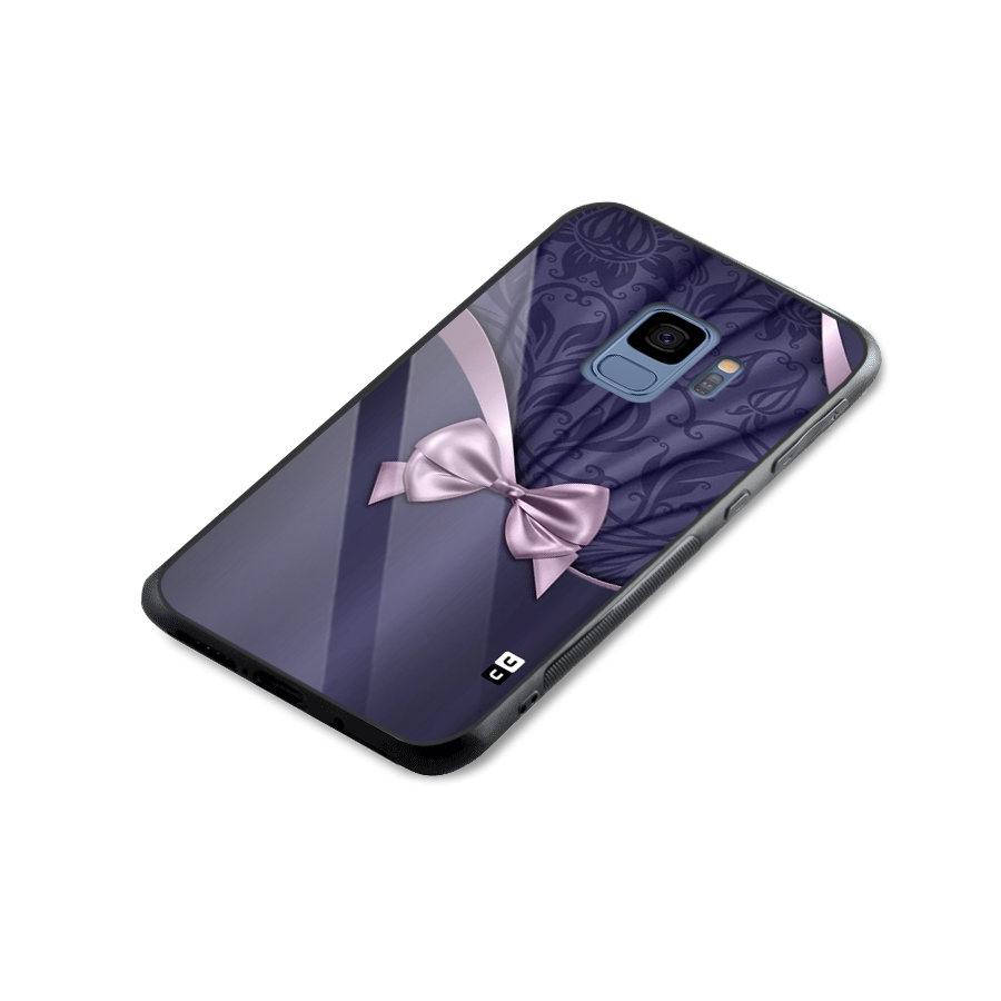 Pink Ribbon Glass Back Case for Galaxy S9