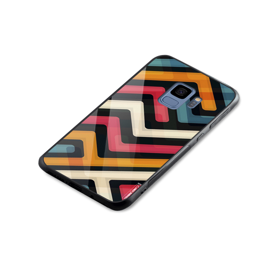 Pipelines Glass Back Case for Galaxy S9