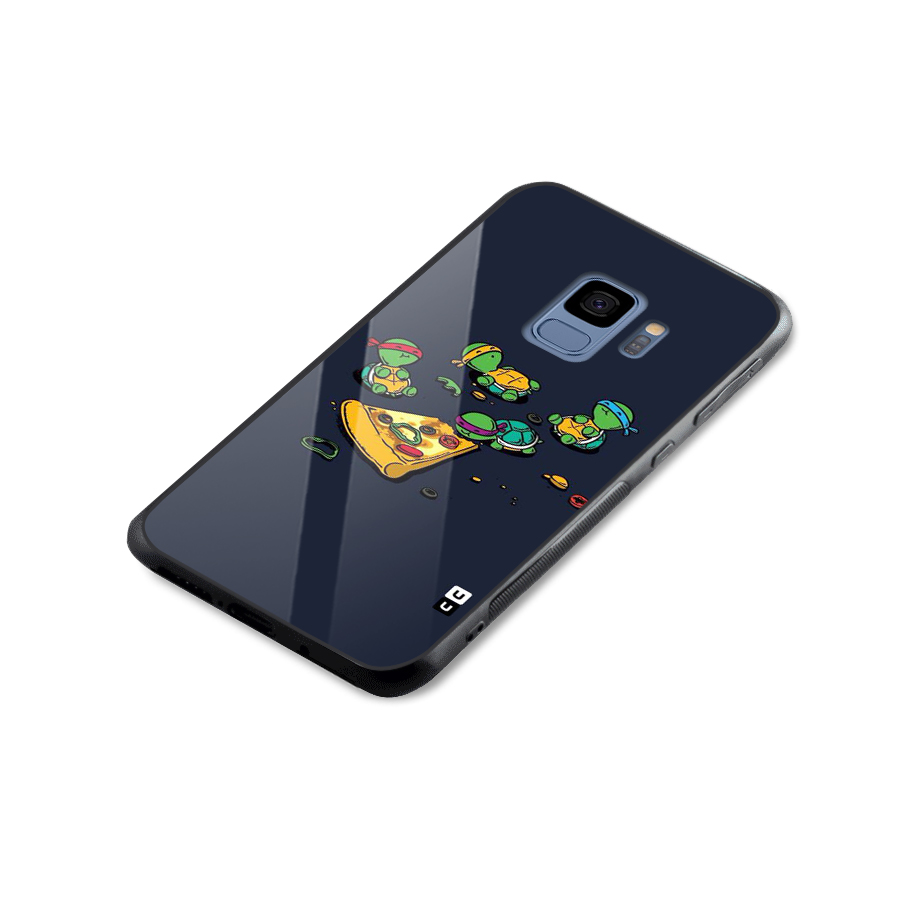 Pizza Overload Glass Back Case for Galaxy S9