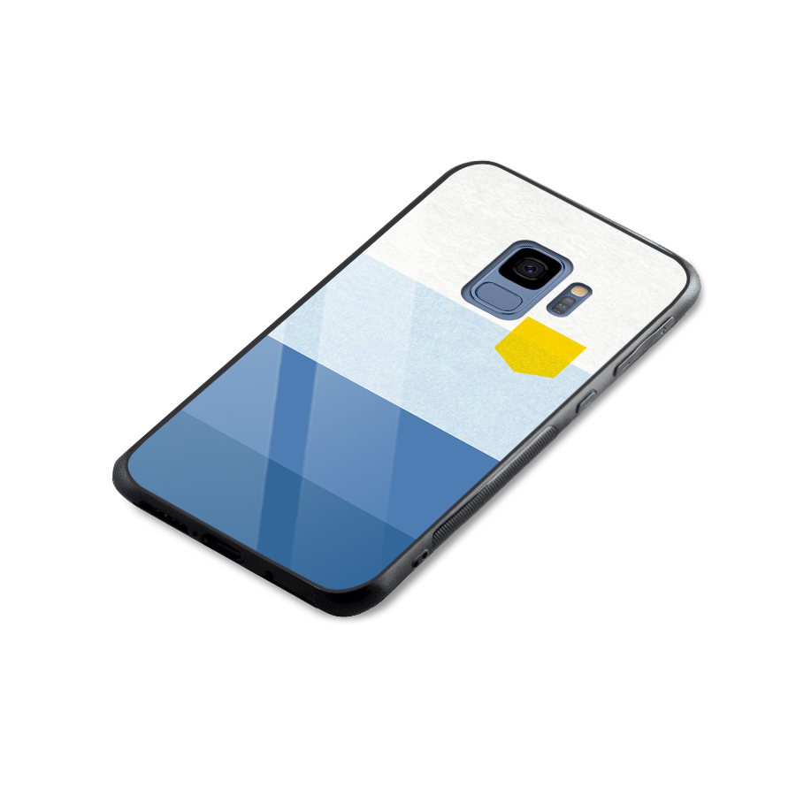 Pocket Stripes. Glass Back Case for Galaxy S9