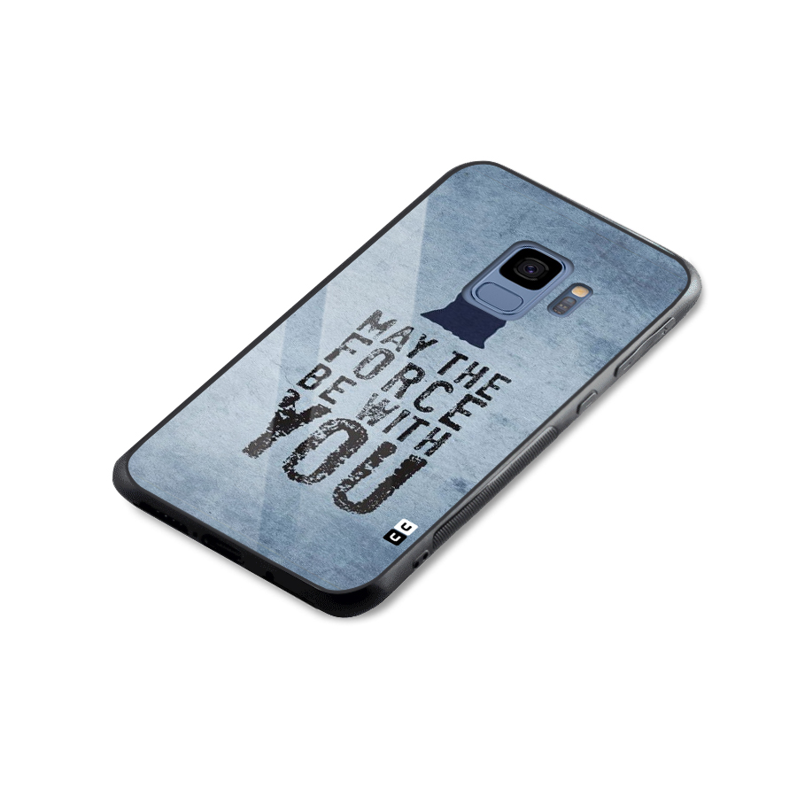Power With You Glass Back Case for Galaxy S9