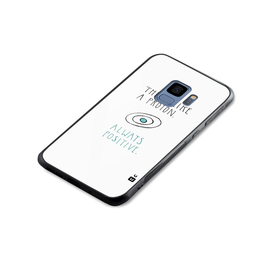 Proton Positive Glass Back Case for Galaxy S9