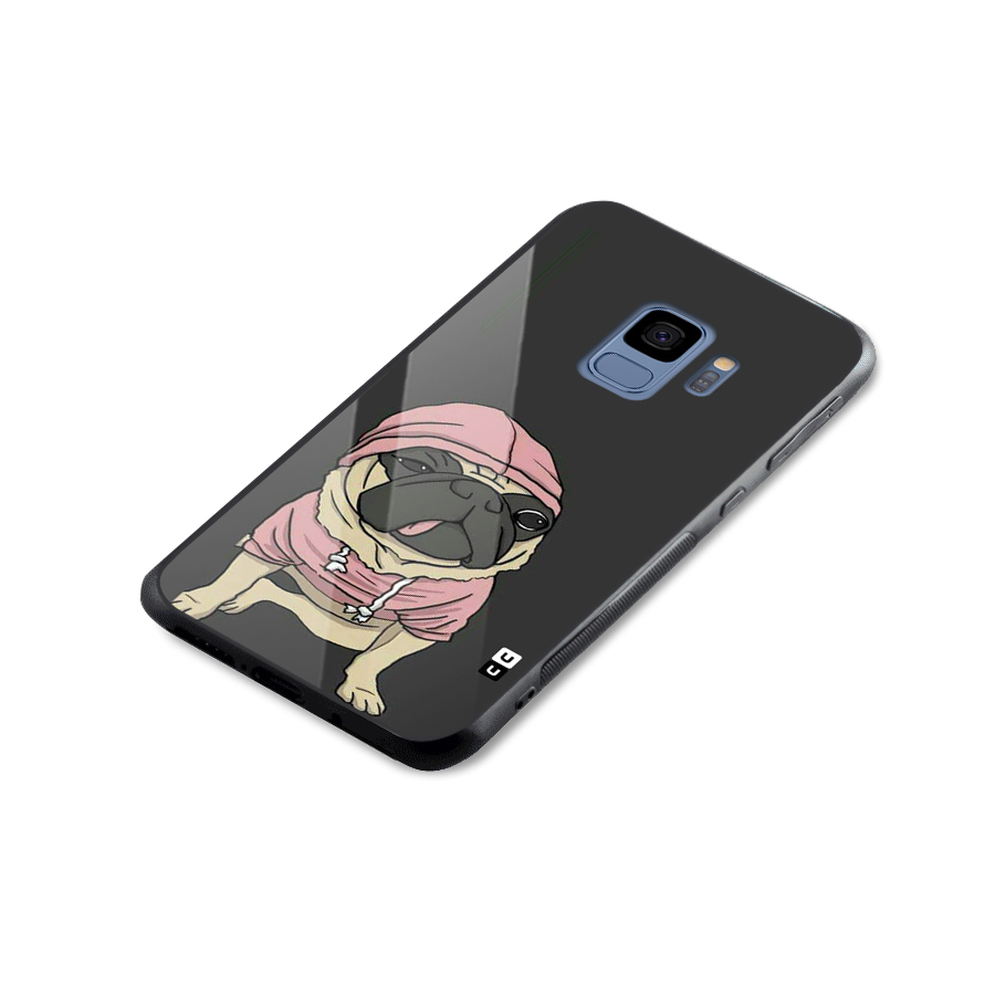 Pug Swag Glass Back Case for Galaxy S9