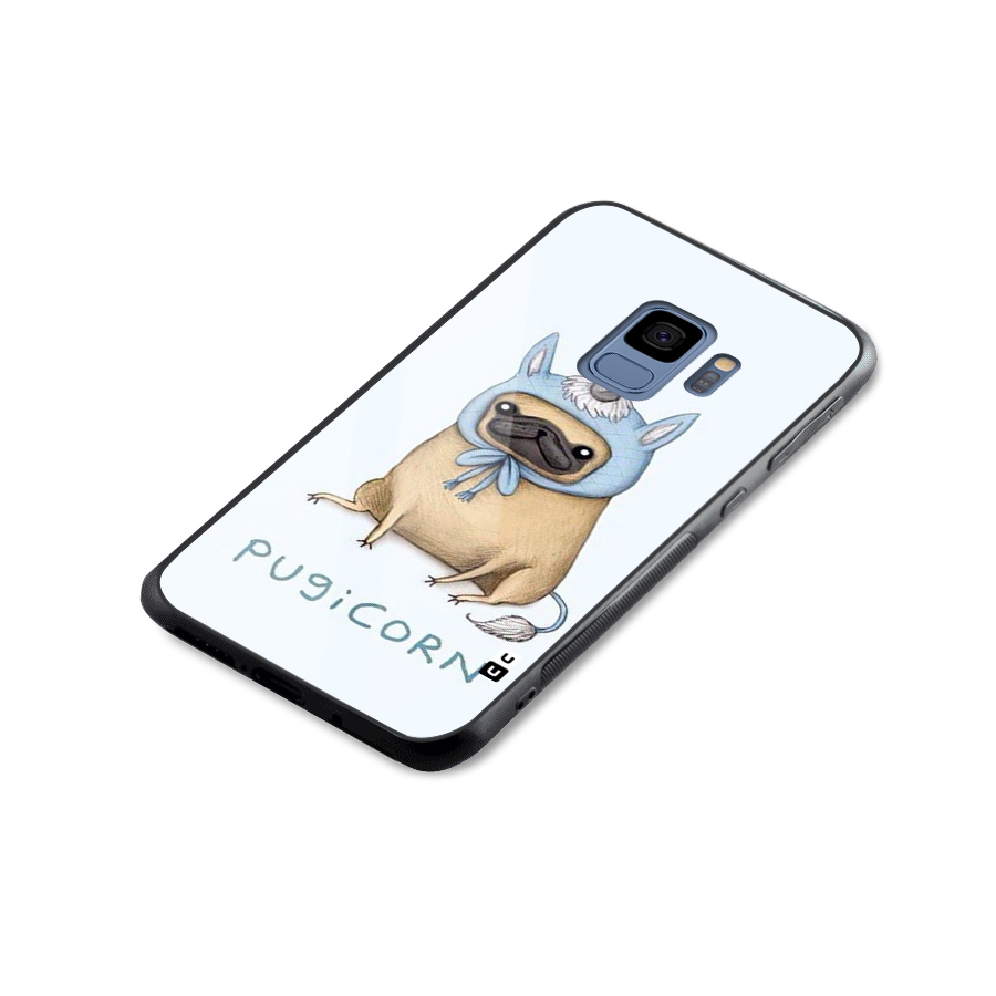 Pugicorn Glass Back Case for Galaxy S9
