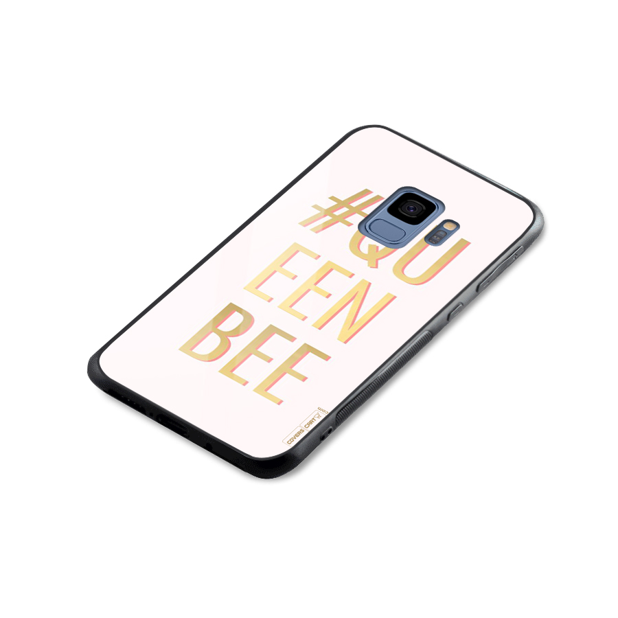 Queen Bee Glass Back Case for Galaxy S9
