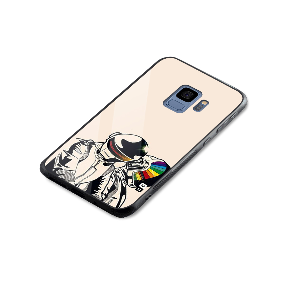 Rainbow Radio Glass Back Case for Galaxy S9