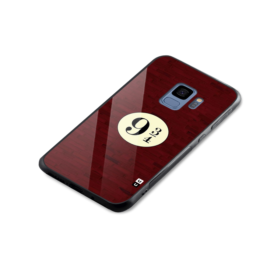 Red Wall Express Glass Back Case for Galaxy S9